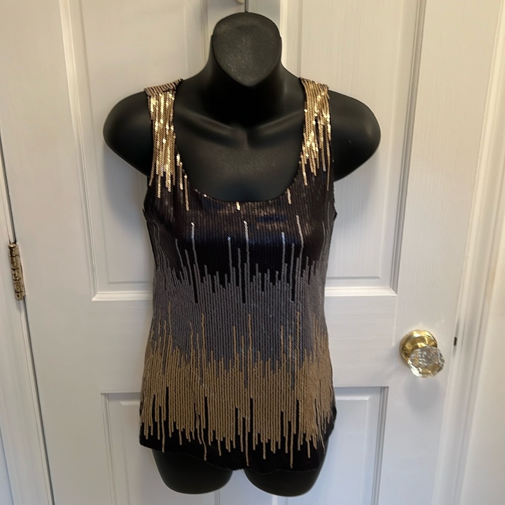 NWOT - Arianne Sequined Tank Top Size Small